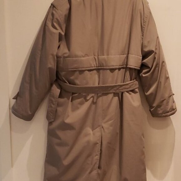 Vintage North Country Eaton Winter Coat Men's Beige Taupe  Size Large Milit - Picture 2 of 11